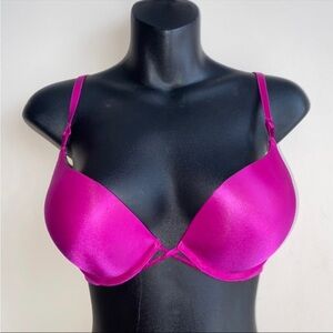 Purple bombshell Victoria's Secret bra double push up